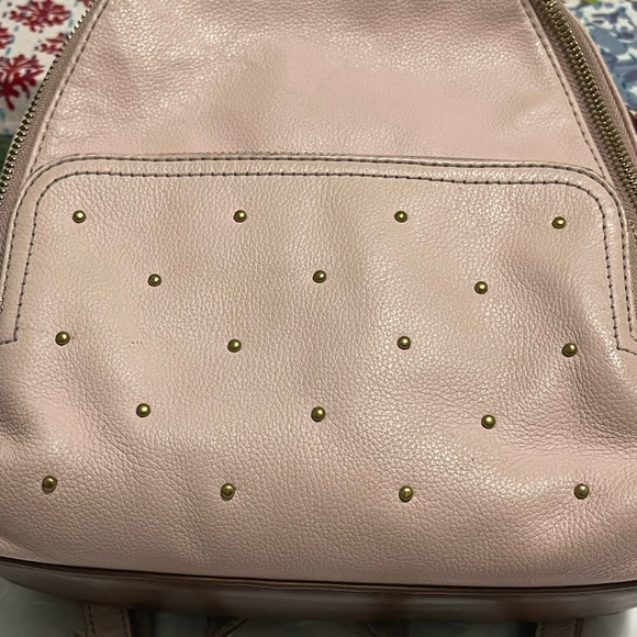 COPY - Fossil Felicity leather backpack pale pink with studs - Picture 3 of 16